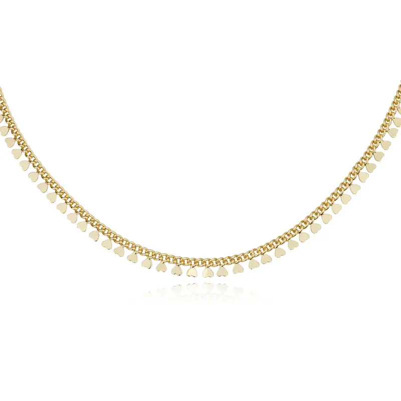 14k Heart Charm Necklace - Image 2