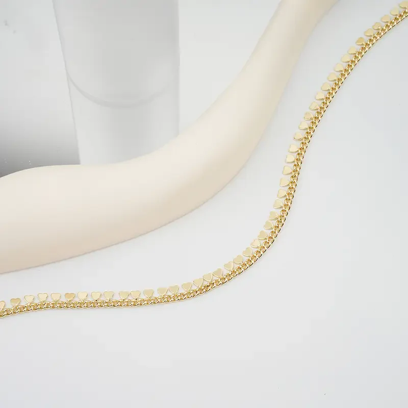 14k Heart Charm Necklace - Image 3