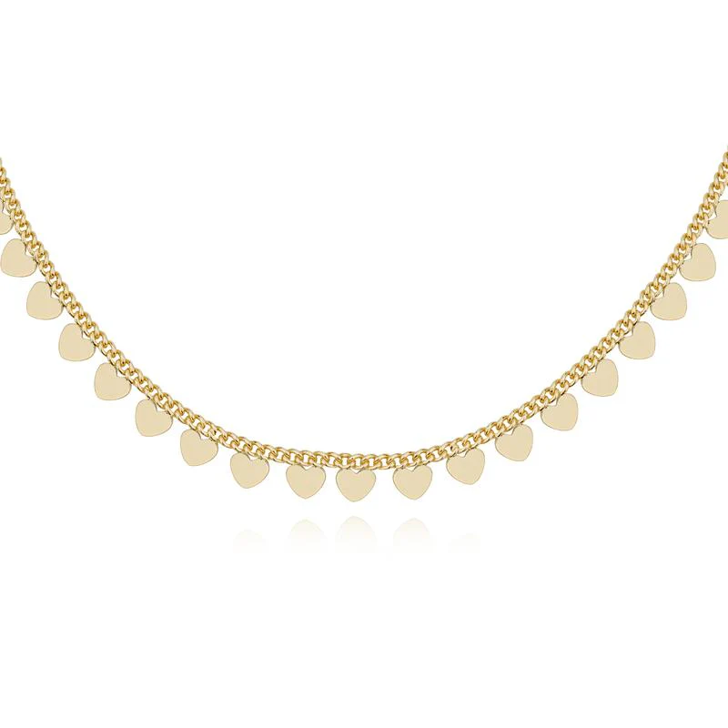 14k Heart Charm Necklace - Image 6