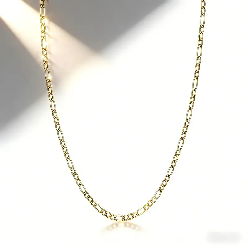 18k Plated Necklace and Bracelet Set - Image 6