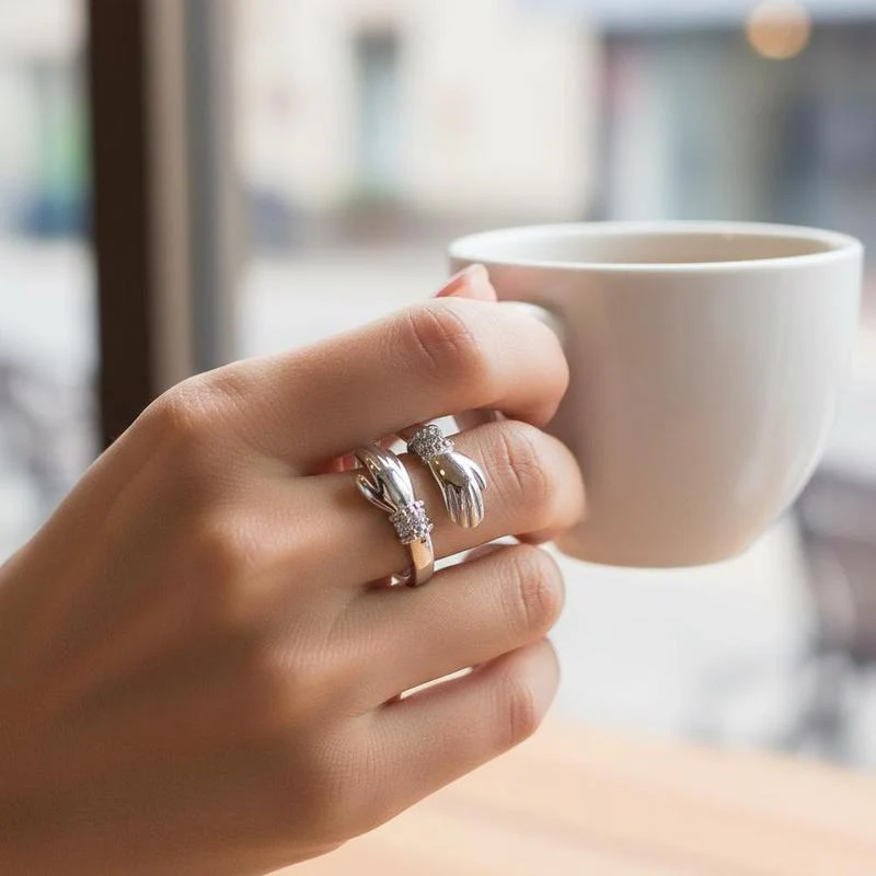 2pc Adjustable Hug Ring - Image 6