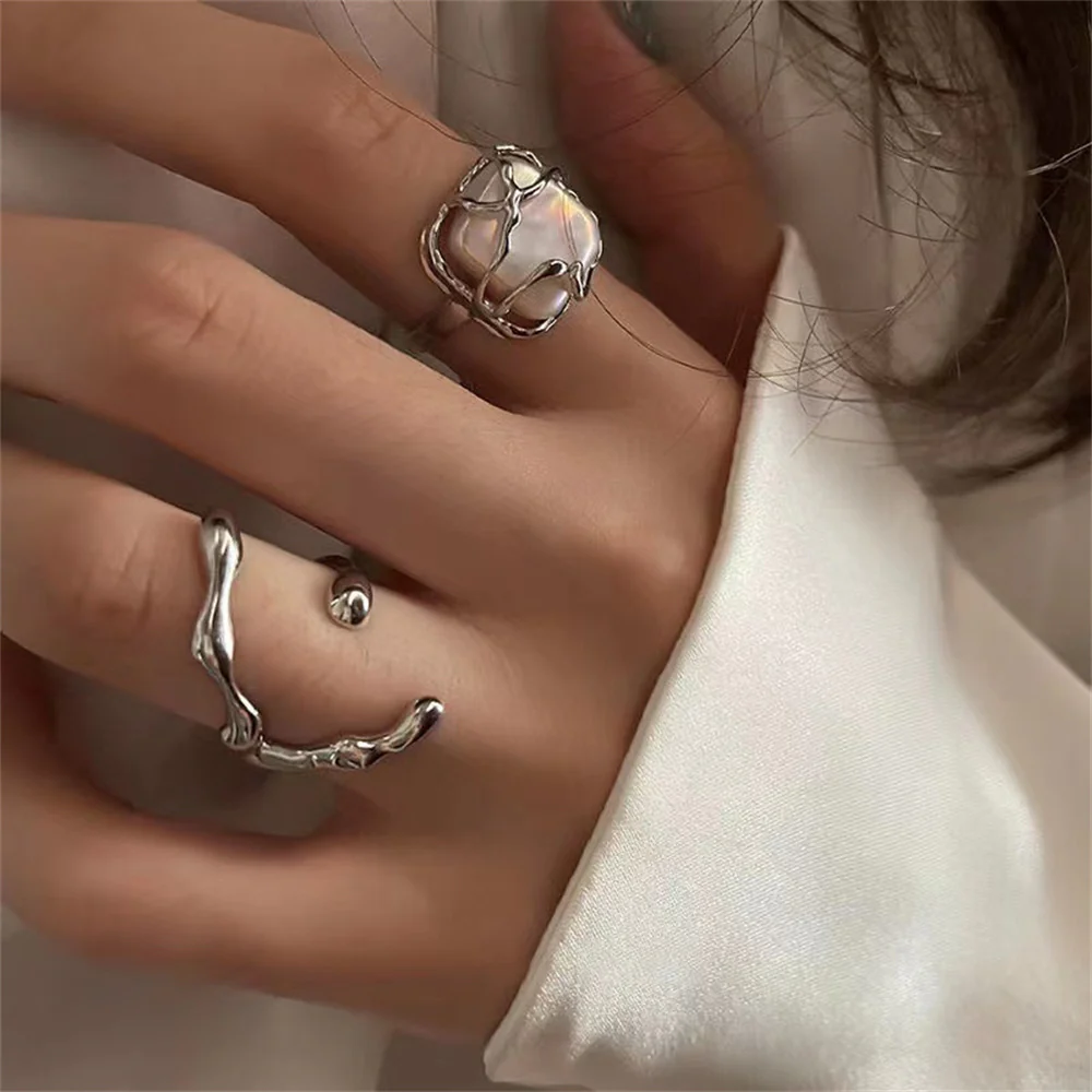 2pc Geometric Ring Set - Image 2