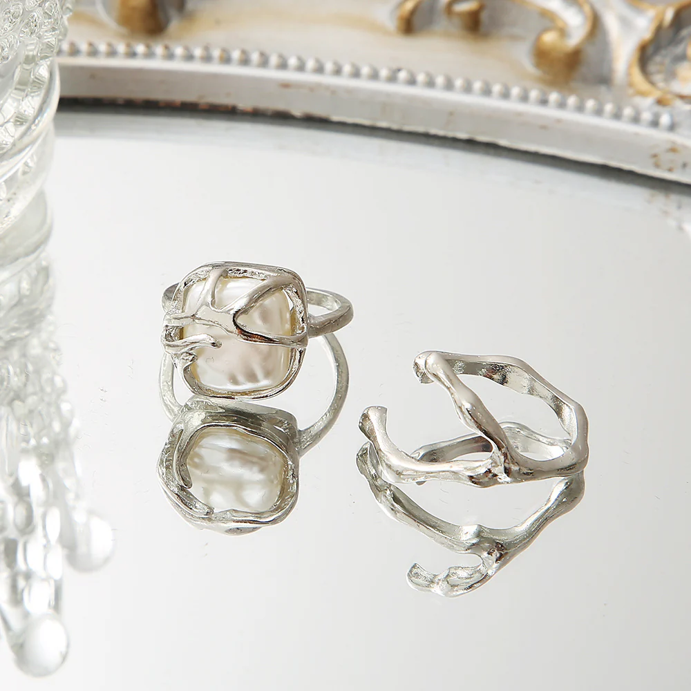 2pc Geometric Ring Set - Image 4