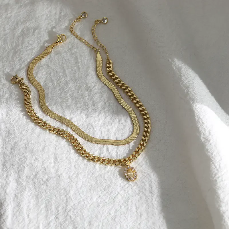 2pc Initial Anklets - Image 4