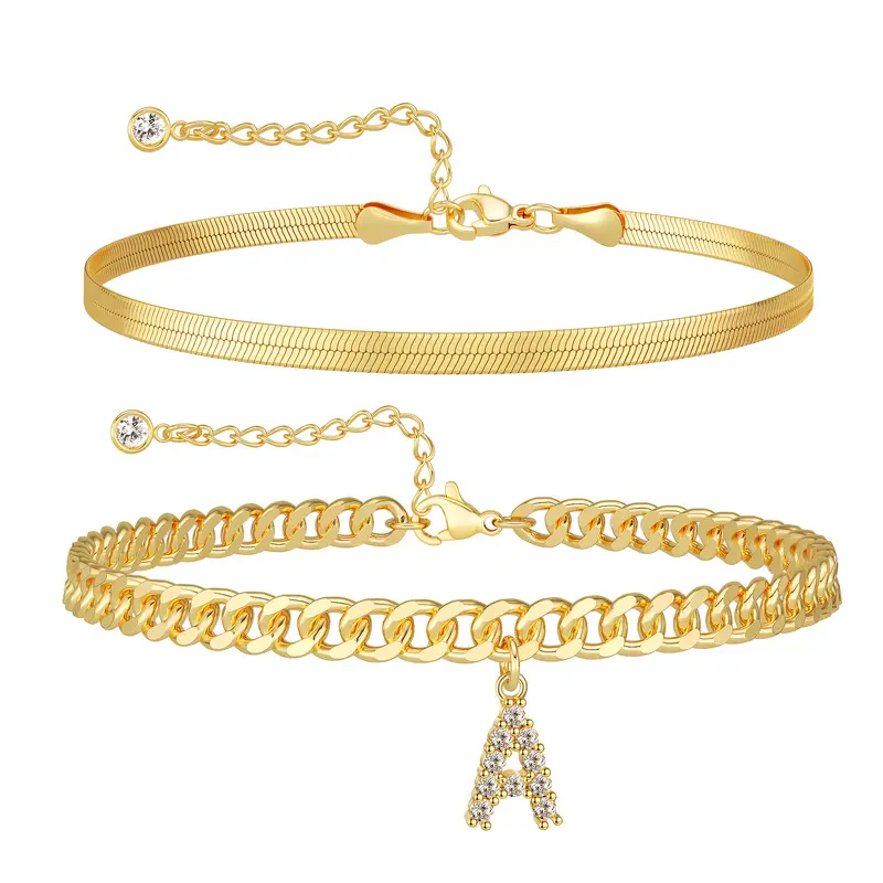 2pc Initial Anklets - Image 8