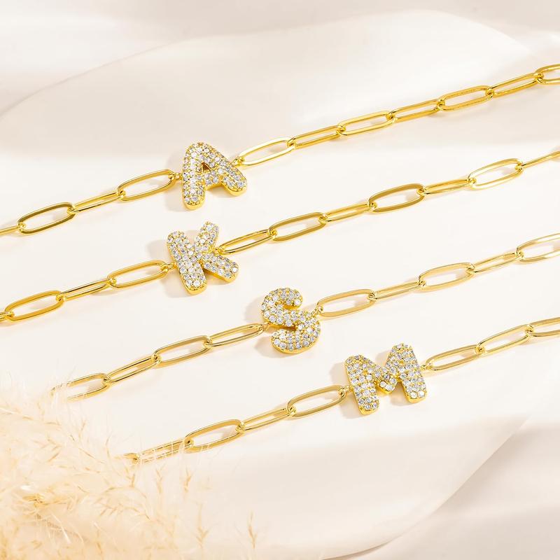 2pc Initial Bubble Bracelet Set - Image 6