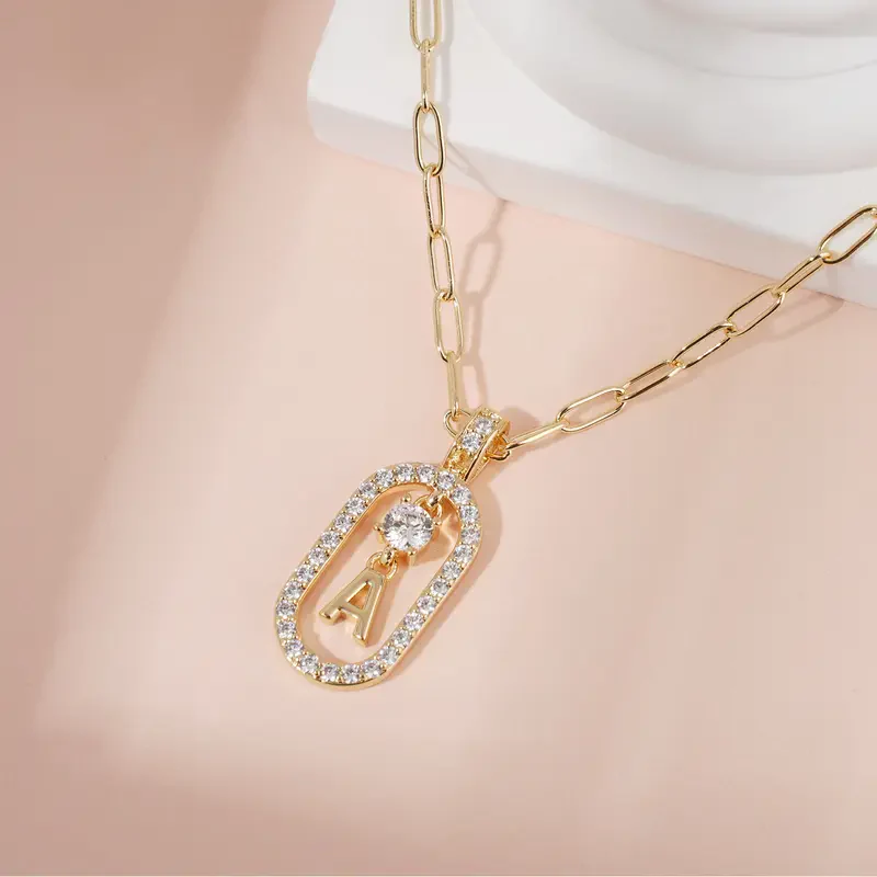 2pc Initial Necklace Set - Image 3