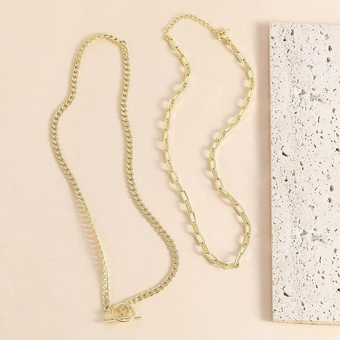 2pc Layered Toggle Necklace - Image 5