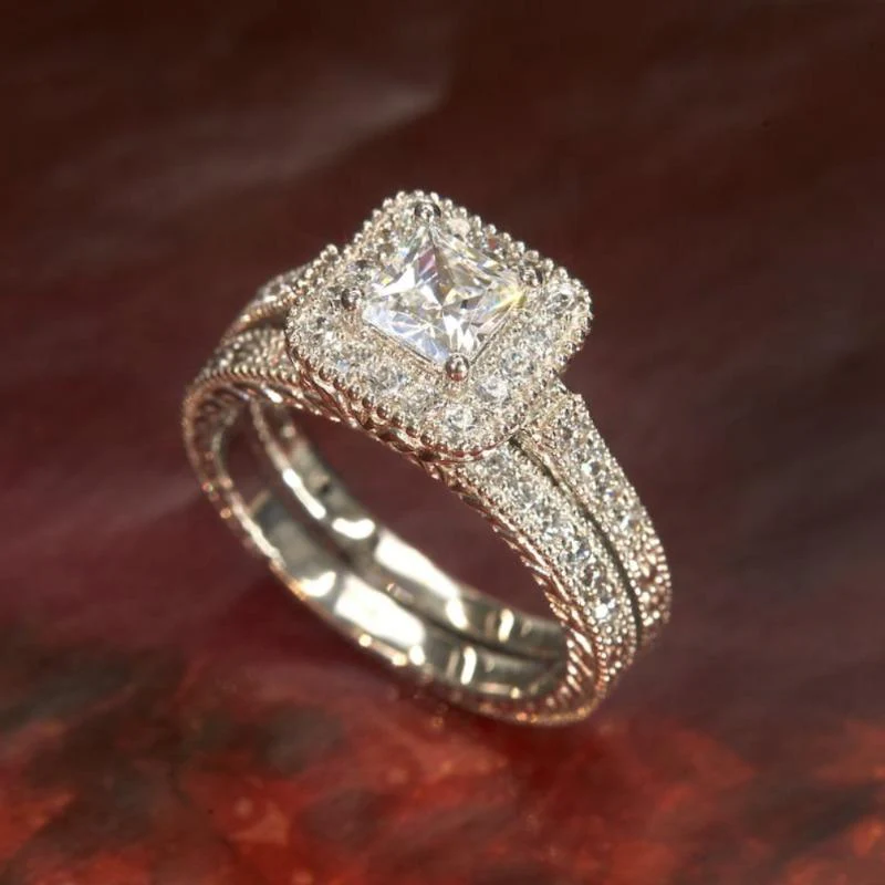 2pc Vintage Love Ring - Image 3