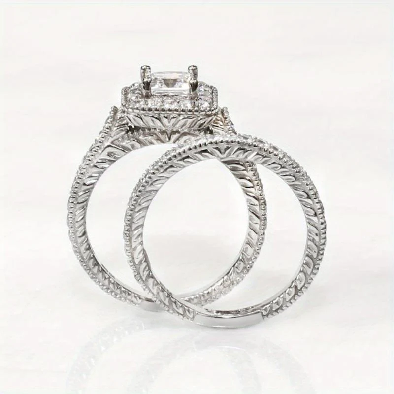 2pc Vintage Love Ring - Image 4