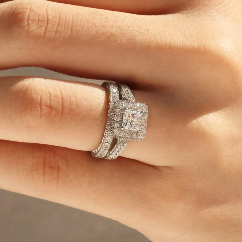 2pc Vintage Love Ring - Image 5
