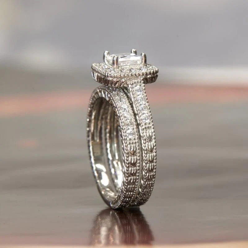 2pc Vintage Love Ring - Image 6