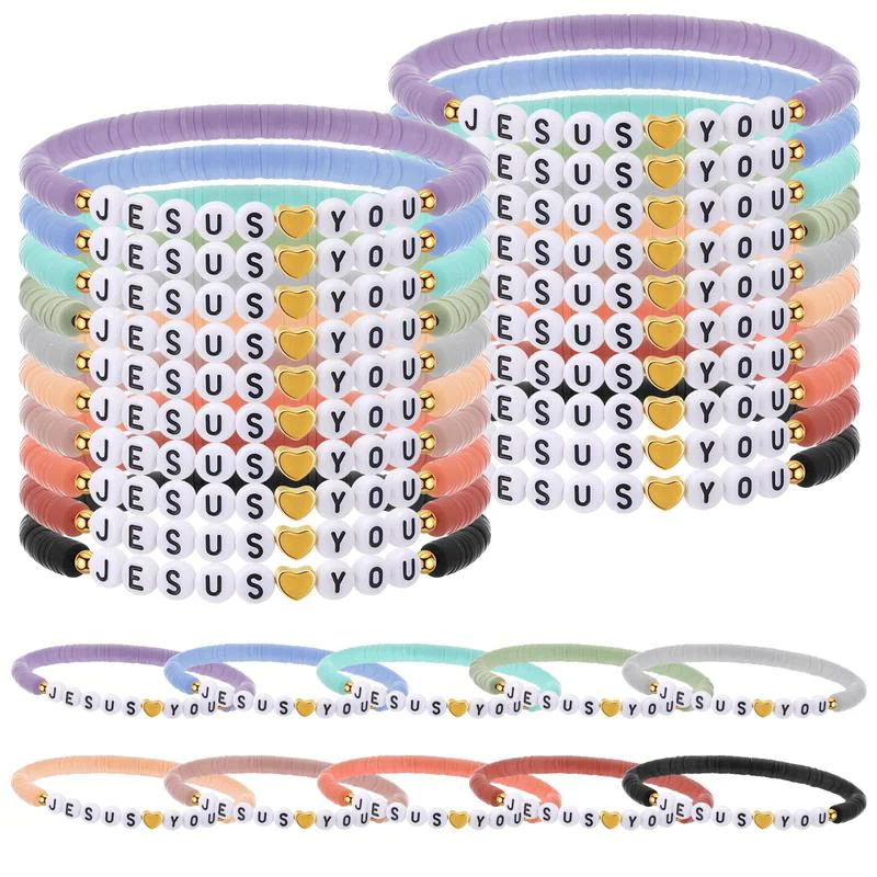30 Pcs Jesus Loves You Bracelets - Image 12