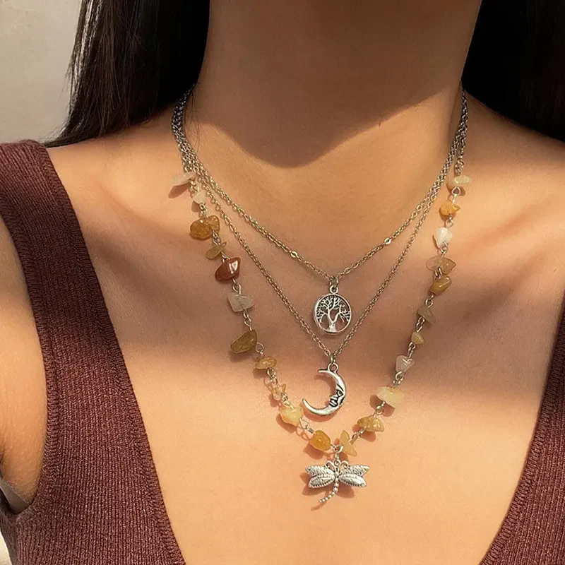 3pc Celestial Crystal Necklace - Image 2