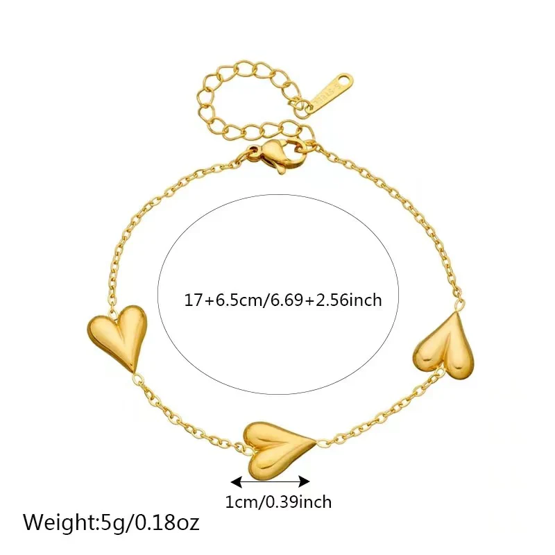 3pc Dainty Heart Jewelry Set - Image 4