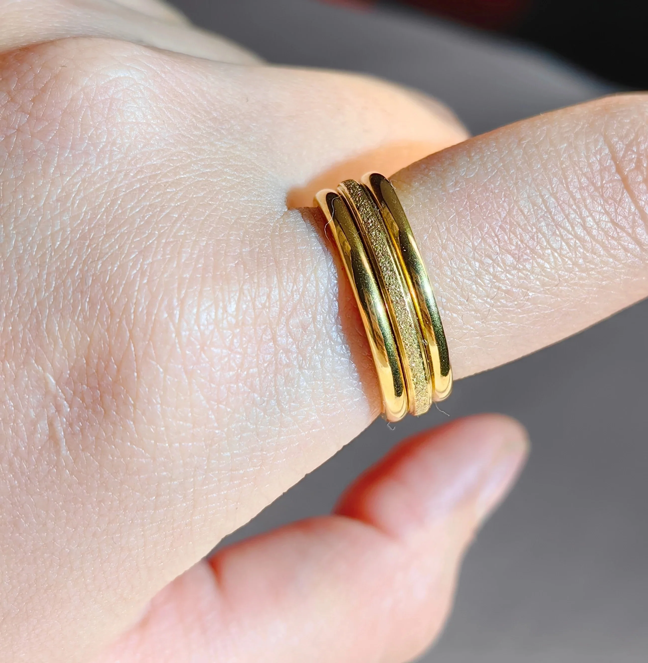 3pc Dainty Minimal Knuckle Rings - Image 3