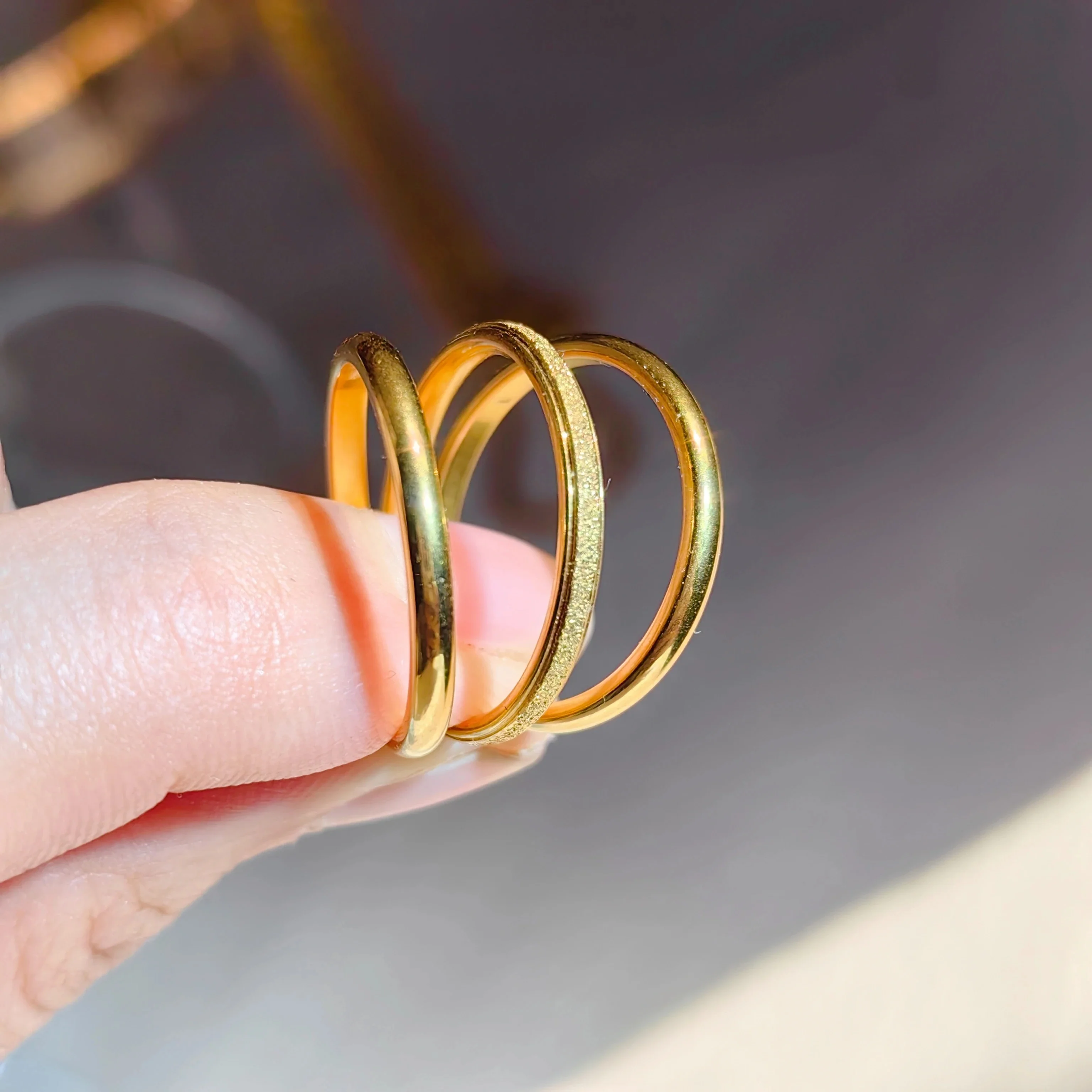 3pc Dainty Minimal Knuckle Rings - Image 4