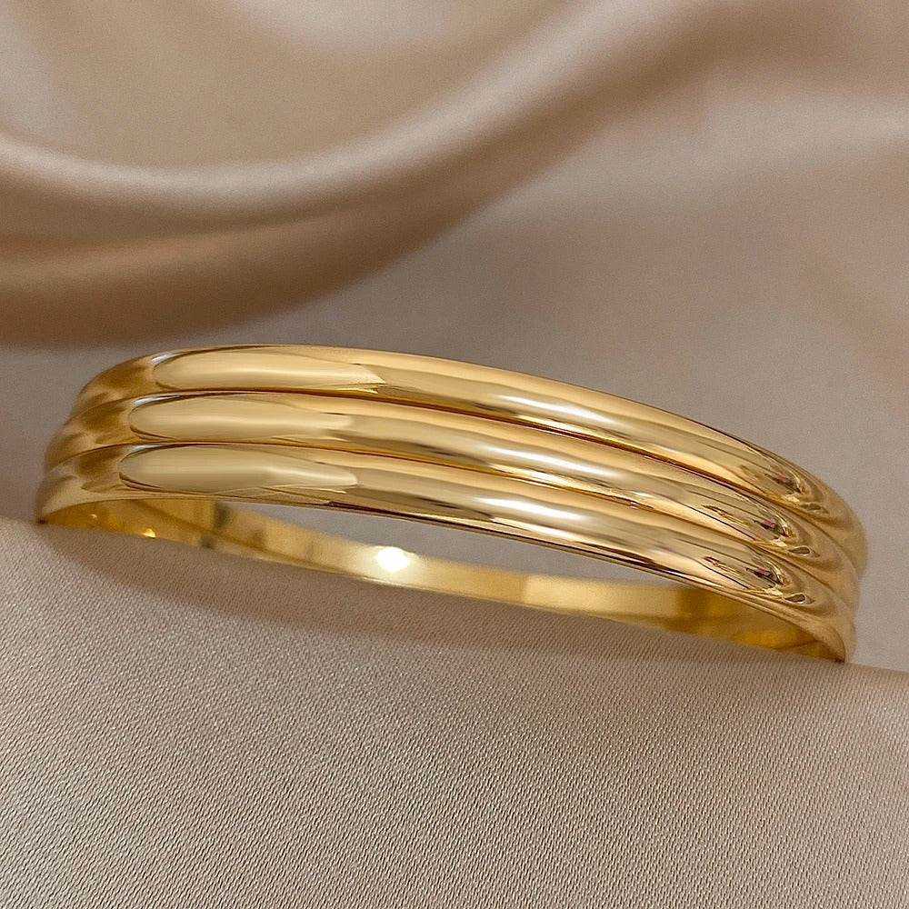 3pc Glossy Bangle Bracelet - Image 4