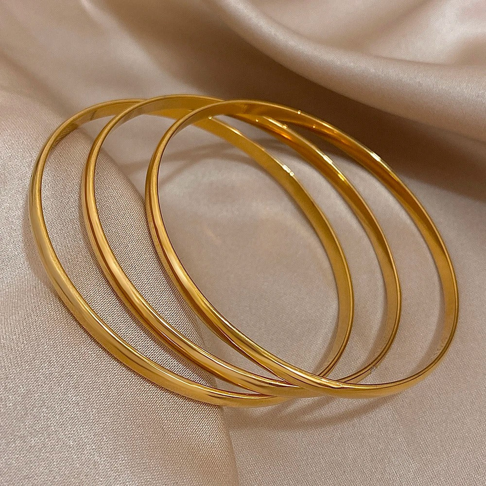 3pc Glossy Bangle Bracelet - Image 5
