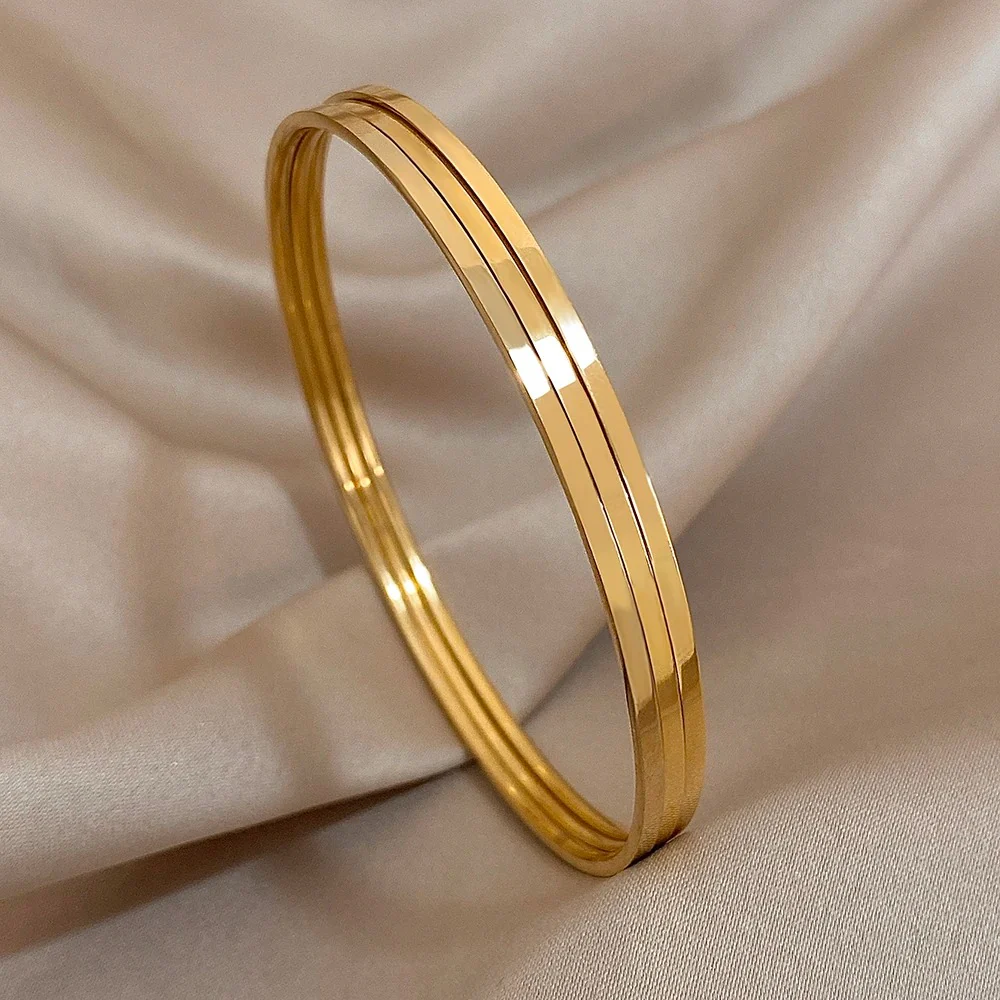 3pc Glossy Bangle Bracelet - Image 6