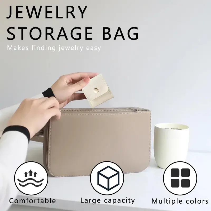 3pc Mini Jewelry Bag Set - Image 4
