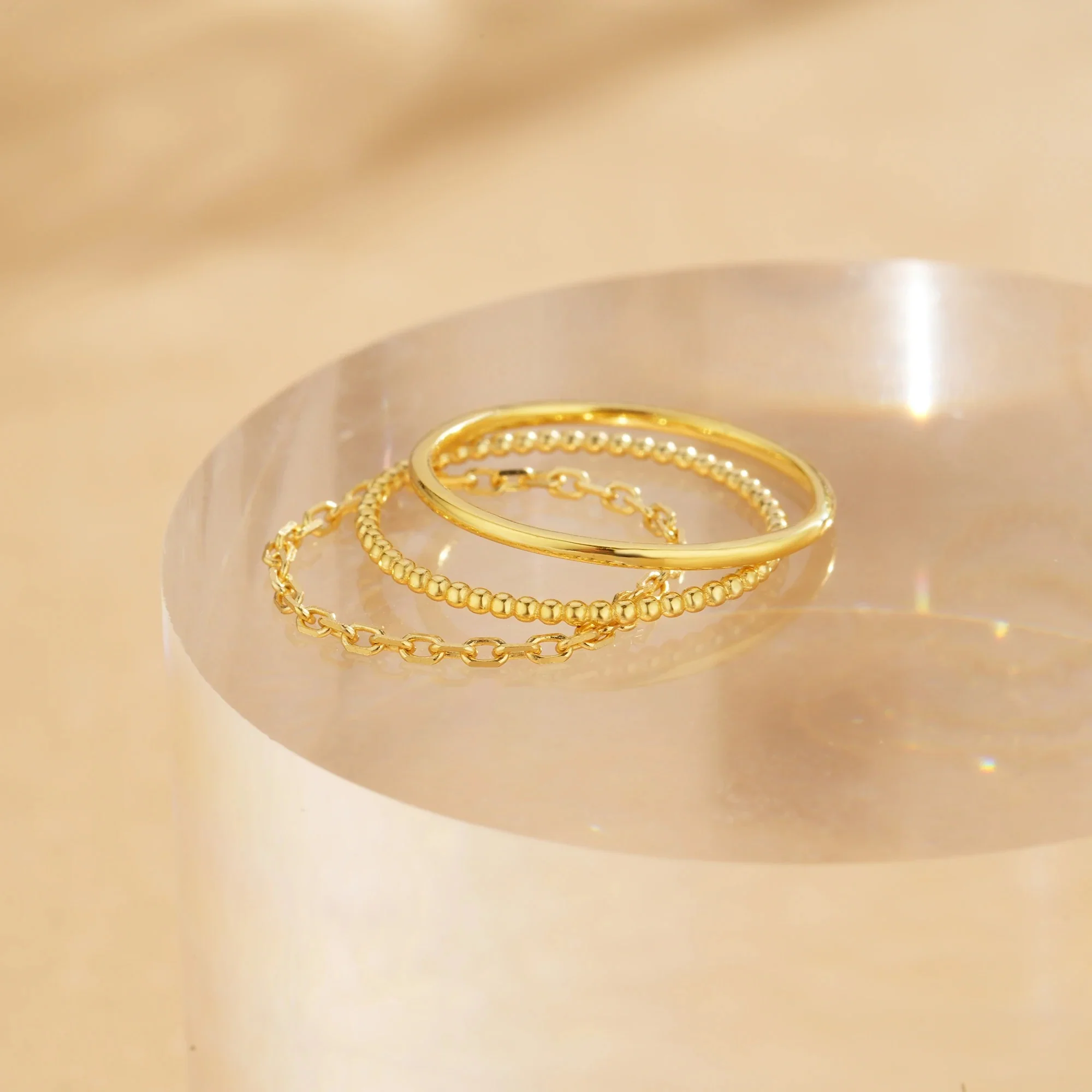 3pc Minimal Assorted Ring Set - Image 4