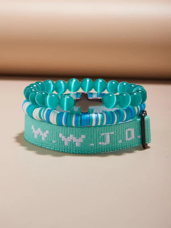 3pc WWJD Bracelet - Image 11