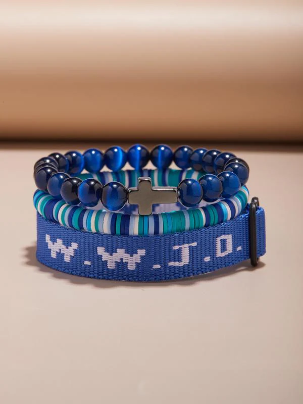 3pc WWJD Bracelet - Image 13