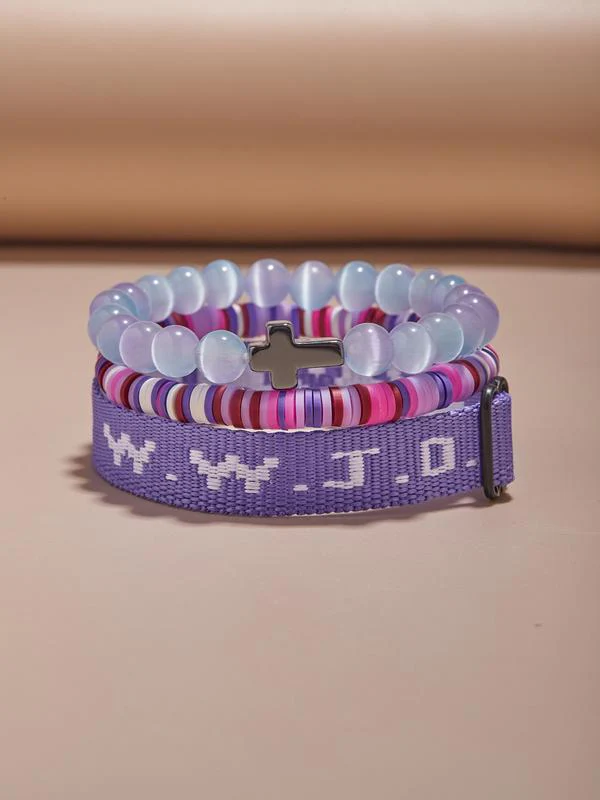 3pc WWJD Bracelet - Image 15