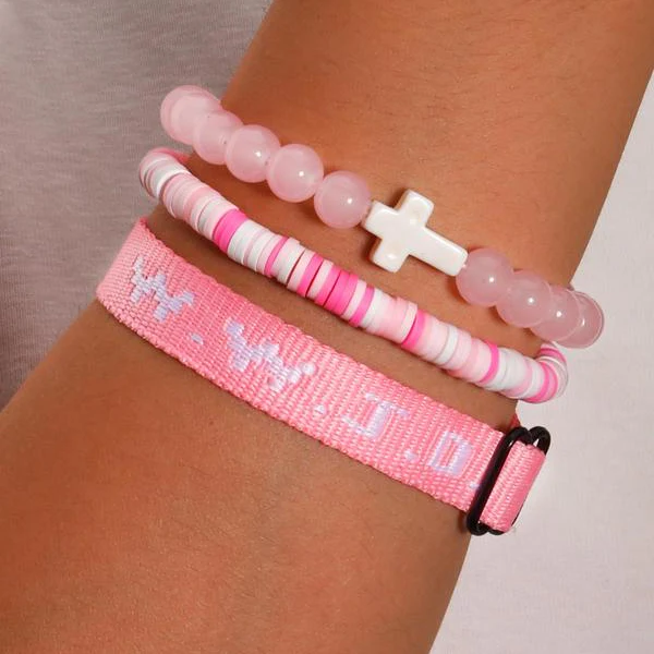 3pc WWJD Bracelet - Image 2