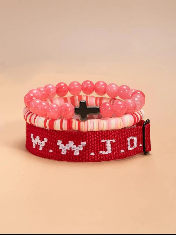3pc WWJD Bracelet - Image 21