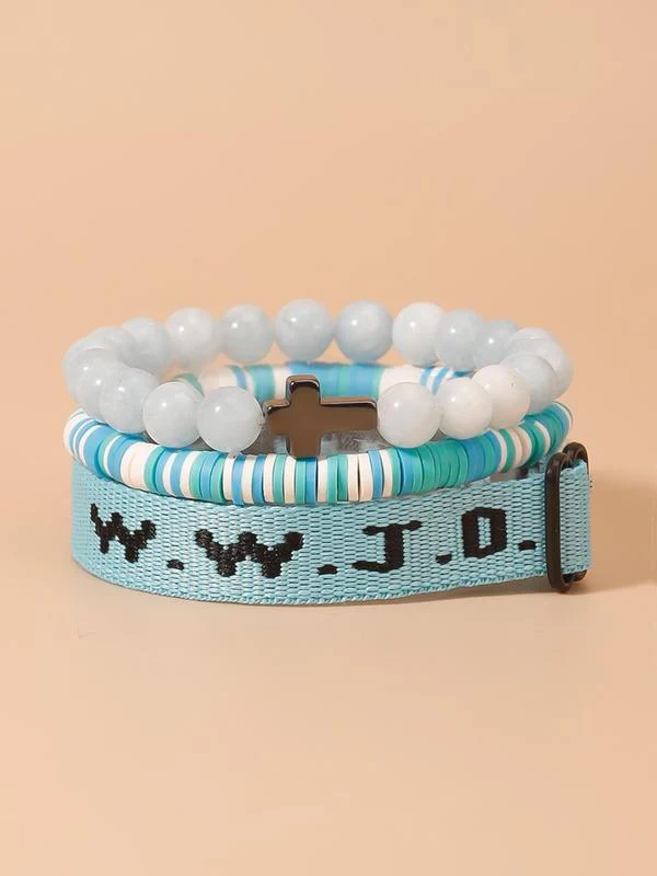 3pc WWJD Bracelet - Image 25