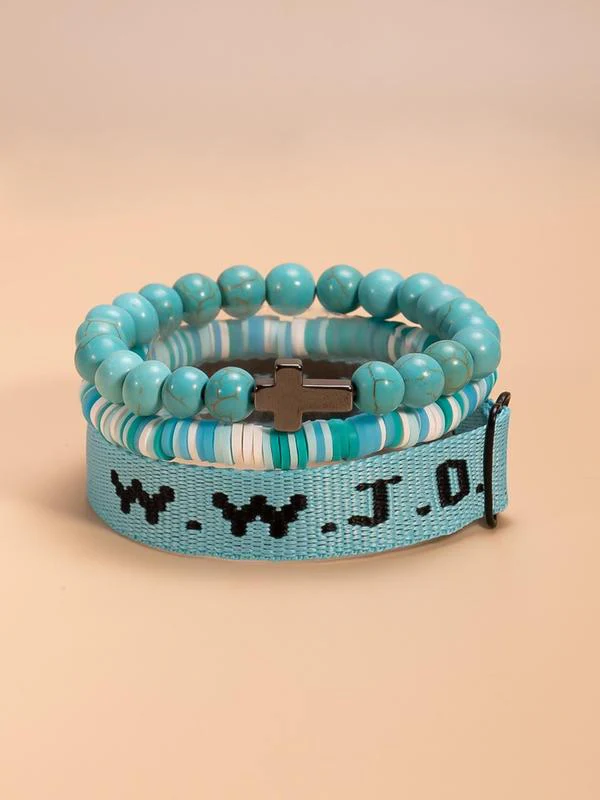 3pc WWJD Bracelet - Image 28