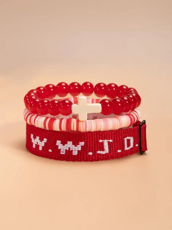 3pc WWJD Bracelet - Image 29