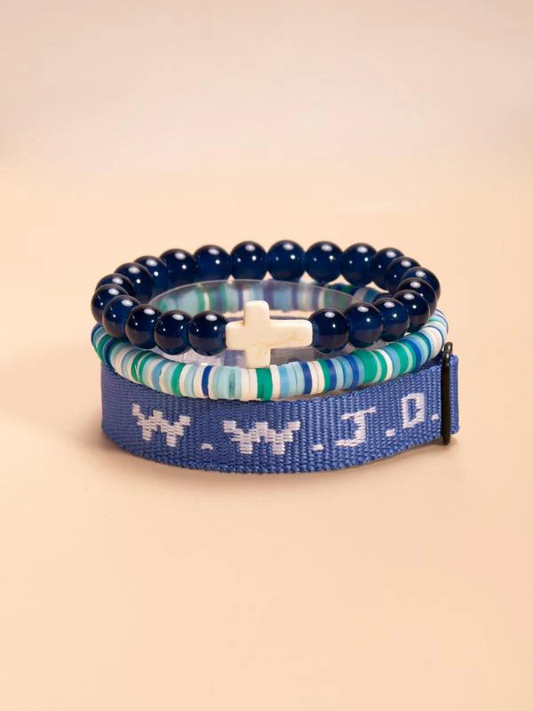 3pc WWJD Bracelet - Image 37