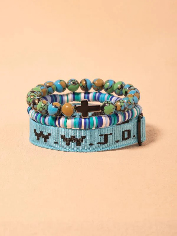 3pc WWJD Bracelet - Image 41