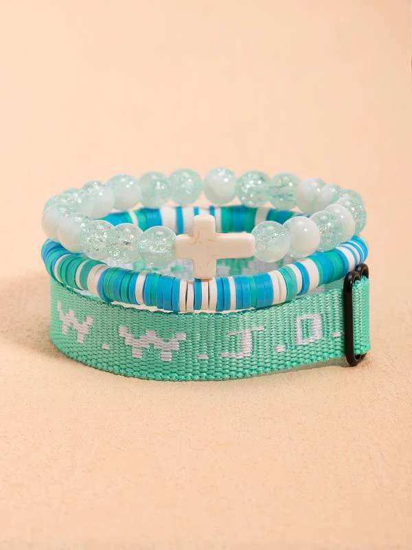 3pc WWJD Bracelet - Image 44