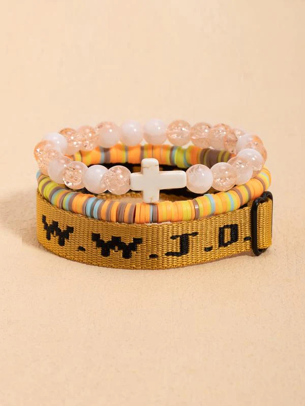 3pc WWJD Bracelet - Image 45