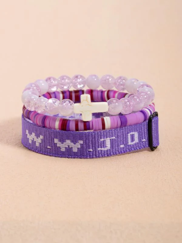 3pc WWJD Bracelet - Image 46