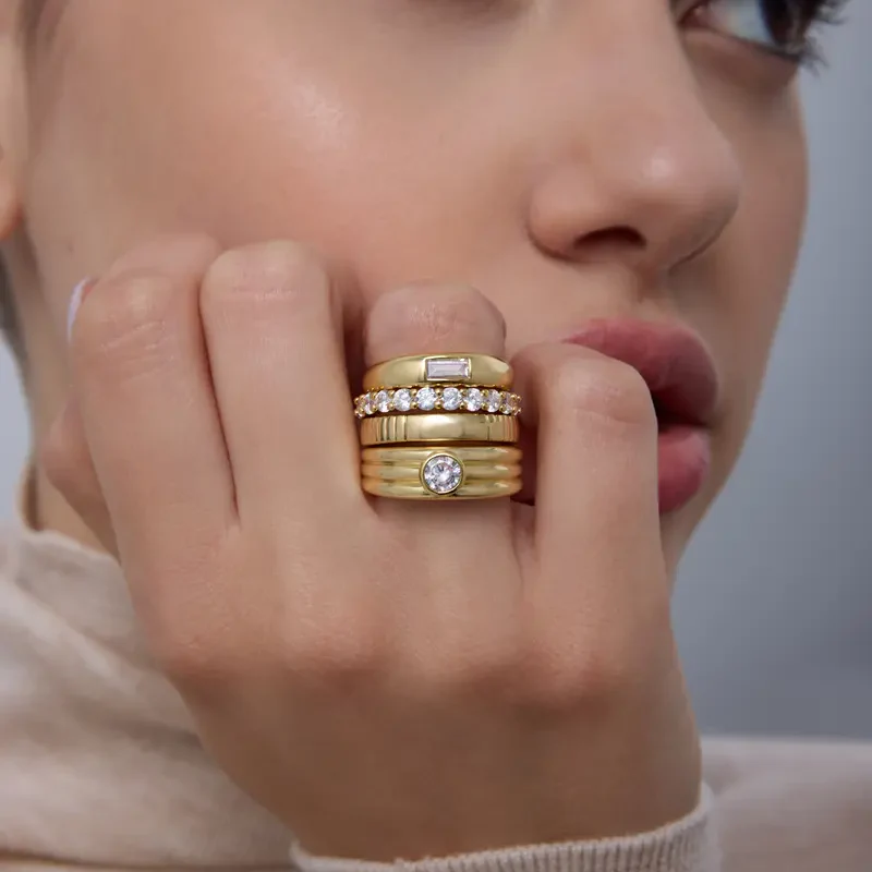 4pc Stackable Ring Set - Image 3