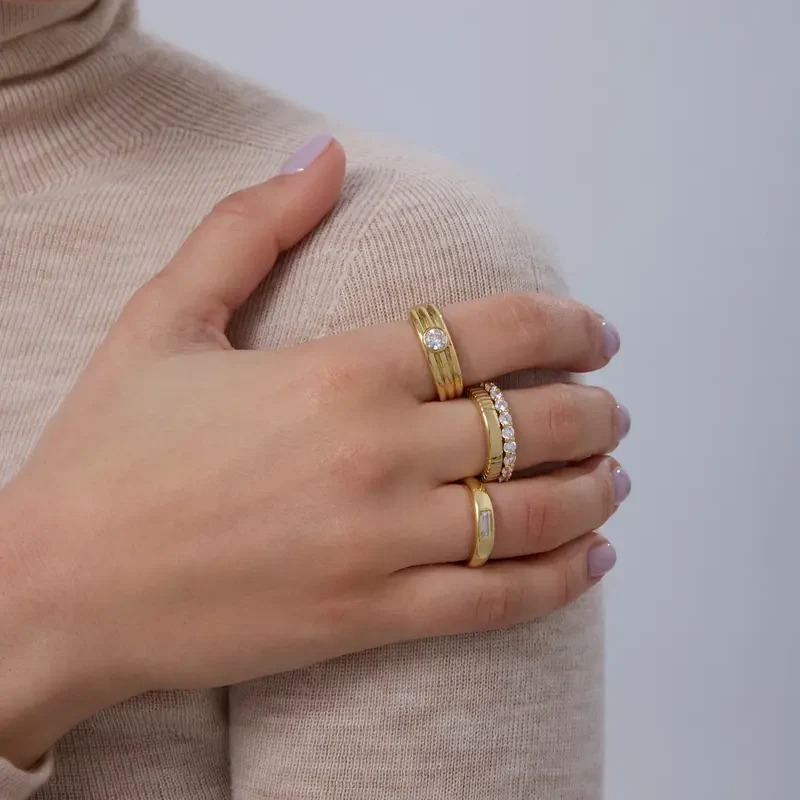 4pc Stackable Ring Set - Image 4