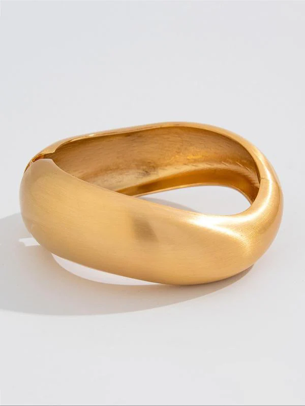 4pc Wavy Cuff Bracelet Set - Image 3