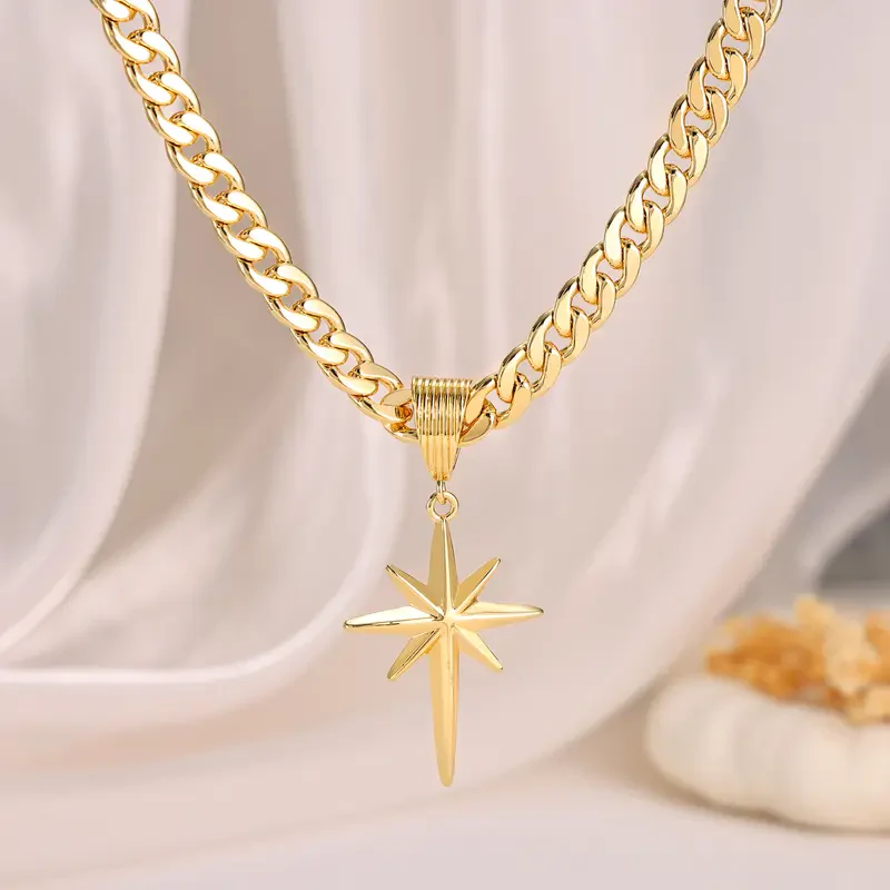 8 Pointed Star Necklace - Image 5