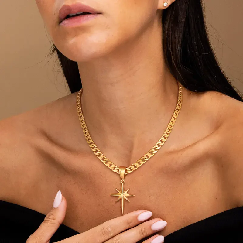 8 Pointed Star Necklace - Image 6