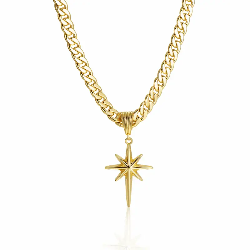 8 Pointed Star Necklace - Image 7