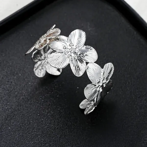 8pc Floral Bracelet Set - Image 6