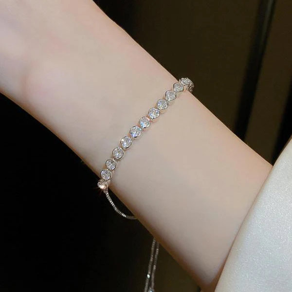 Adjustable Zircon Bracelet - Image 2