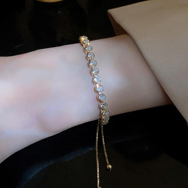 Adjustable Zircon Bracelet - Image 3