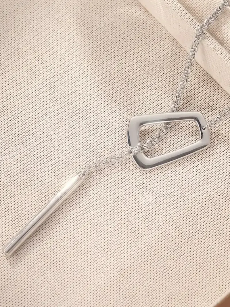 Adjustable Lariat Bar Necklace - Image 2