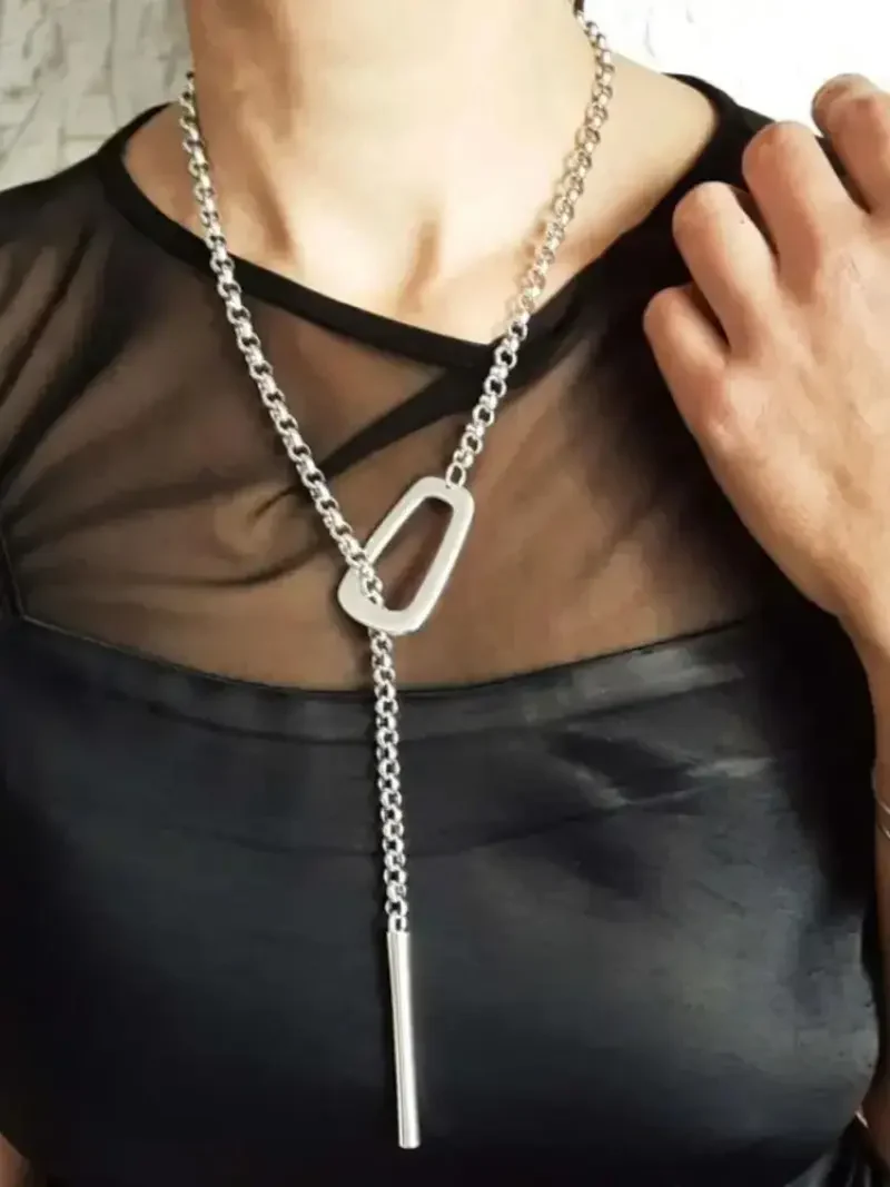 Adjustable Lariat Bar Necklace - Image 3